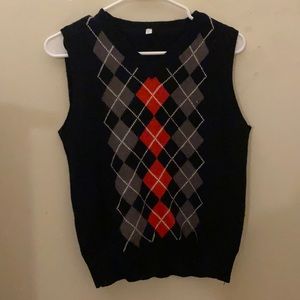 Argyle sweater vest